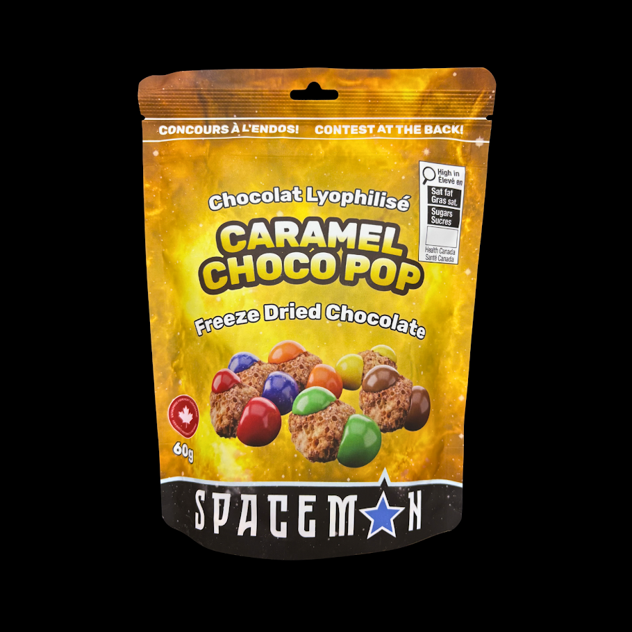 Spaceman Caramel Choco Pop 60g x 12