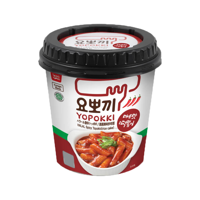 Yopokki Spicy Harissa Tteokbokki HALAL 120g x 30