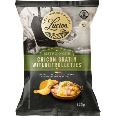Lucien Gratin Endives au Jambon Chips 125g x 10