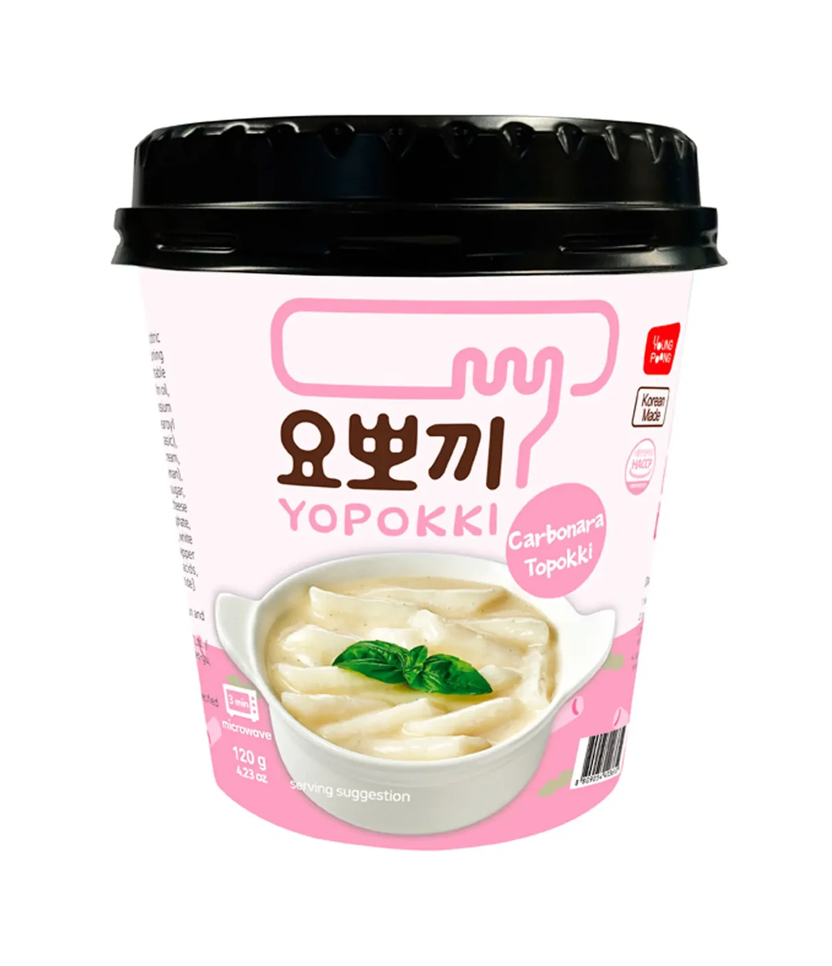 Yopokki Carbonara Tteokbokki HALAL 120g x 30