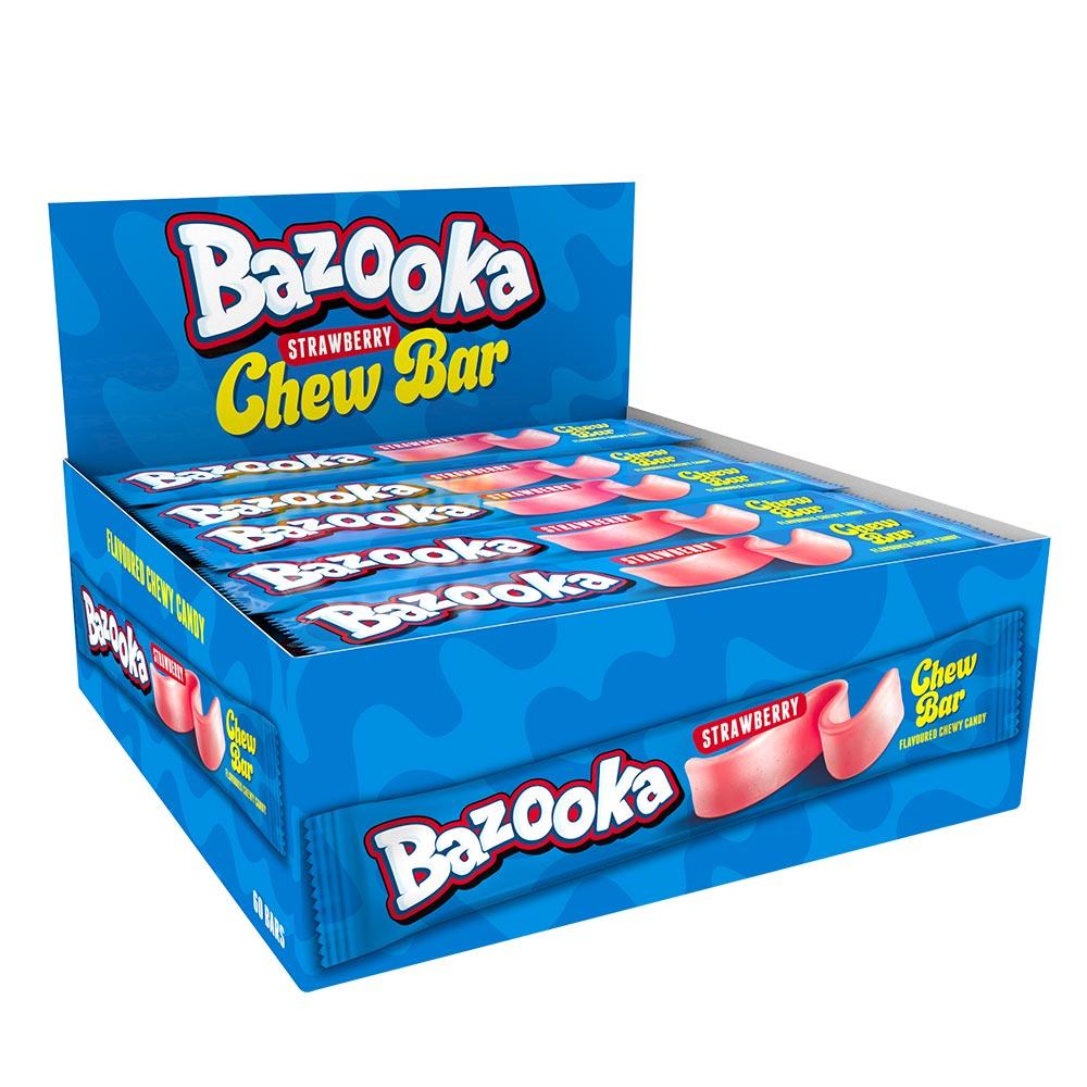 Bazooka Chew Bar Strawberry 14g