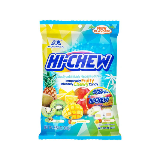 Hi-Chew Tropical Mix Peg Bag 3.53oz 1/6ct