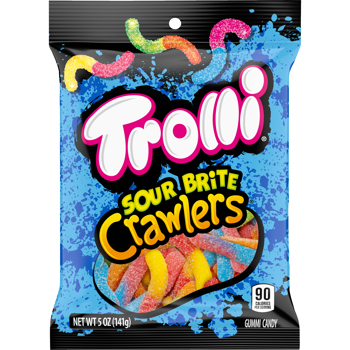 Trolli Peg Bag Sour Brite Crawlers 142g x 12