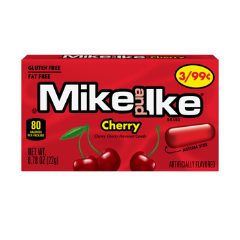 Mike & Ike Cherry 22 g x 24