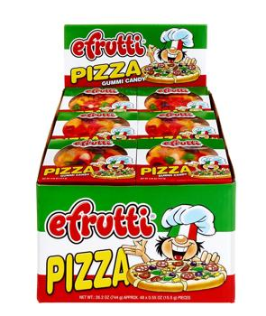 Efrutti Gummi Pizza .55oz x 48