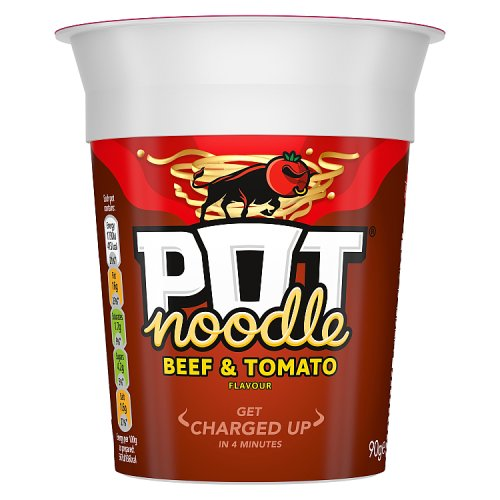 Pot Noodle Beef & Tomato 90g x 12