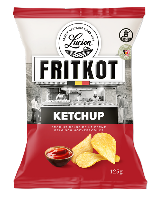 Lucien Ketchup Chips 125g x 10
