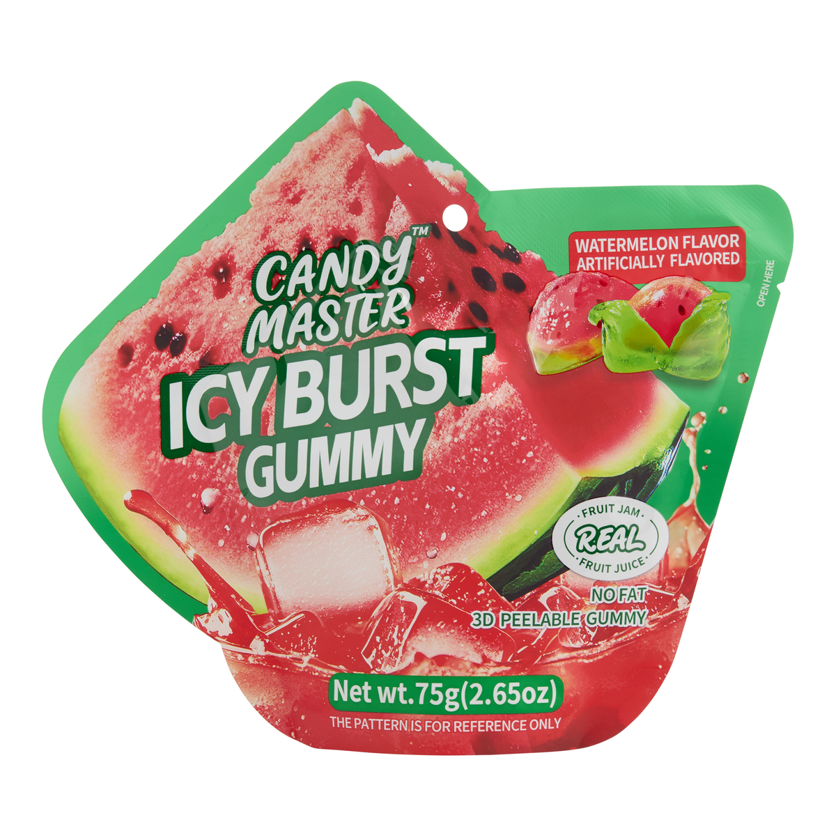Candy Master Icy Burst Gummy Watermelon 75g x 12