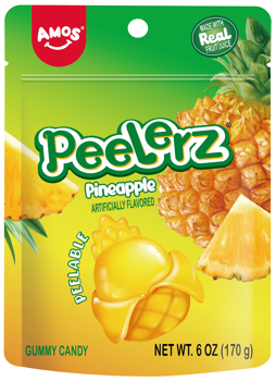 Amos Peelerz Pineapple 170 g x 12