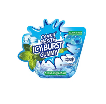 Candy Master Icy Burst Gummy Ice Mint 75g x 12