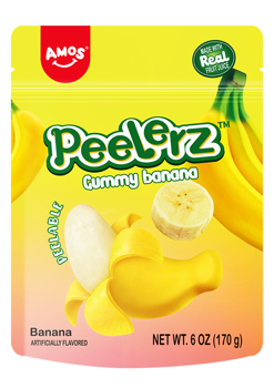 Amos Peelerz Banana 170 g x 12