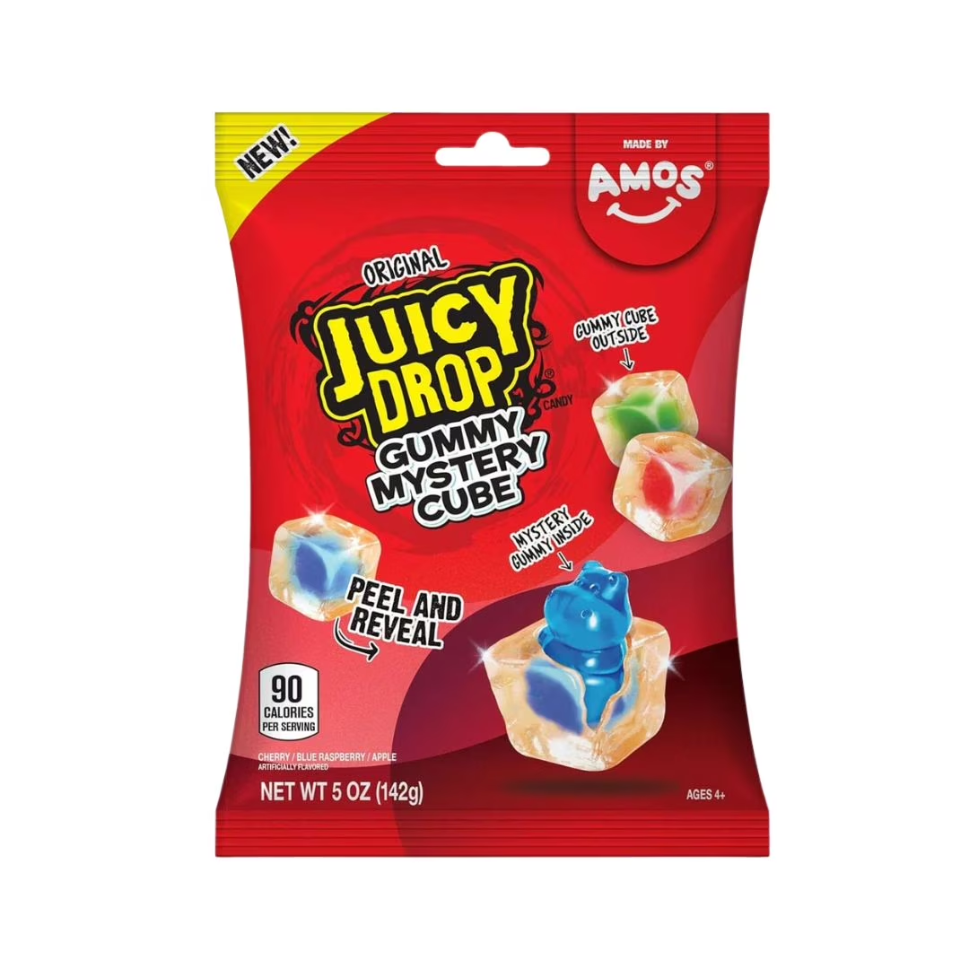 Juicy Drop Gummy Mystery Cube Original Peg 142g x12