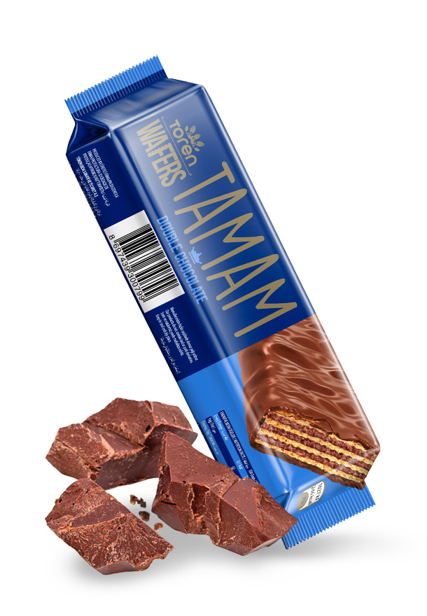 TamTam Wafers Chocolate & Hazelnut Cream