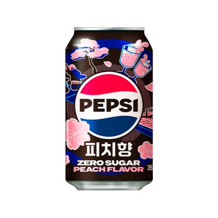 Pepsi Zero Sugar Peach 355ml x 24
