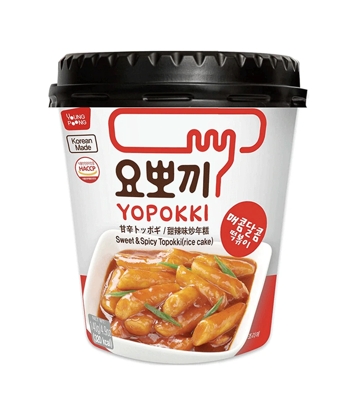 Yopokki Sweet & Spicy Tteokbokki 120g x 30