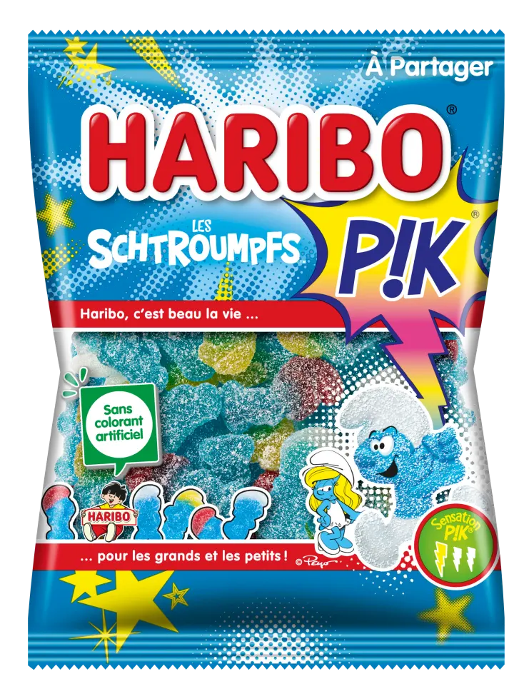 Haribo Schtroumpf Pik 275g x 30