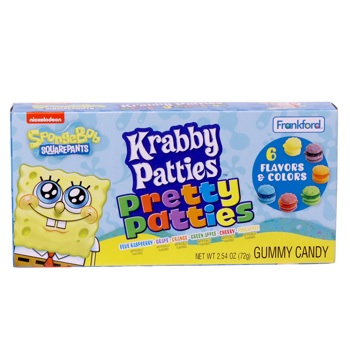 Krabby Patties Pretty Patties Theater Box 2.54oz  x 12