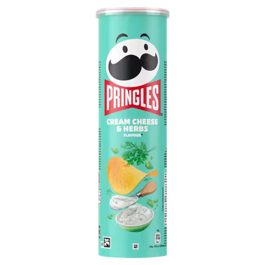 Pringles Cream Cheese & Herbs 185g x 19