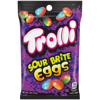 Trolli Peg Bag Sour Brite Crawler Eggs 113g x 12