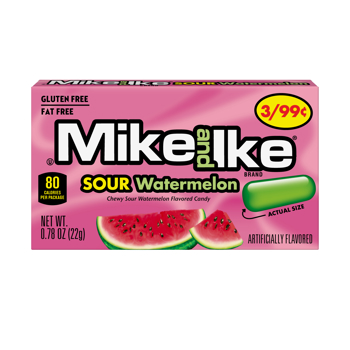 Mike & Ike Sour Watermelon 22 g x 24
