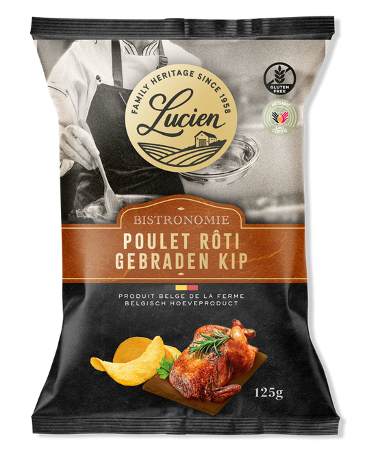 Lucien Roasted Chicken Chips 125g x 10