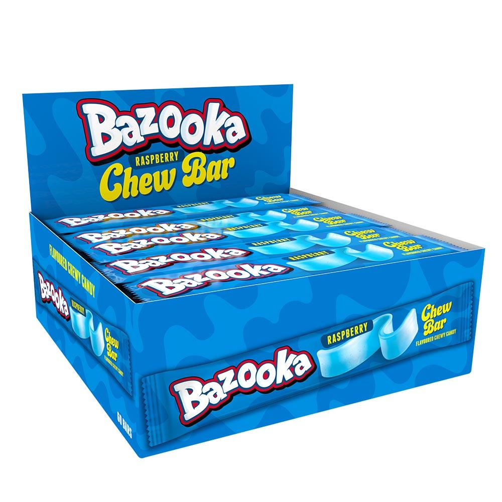 Bazooka Chew Bar Raspbery 14g