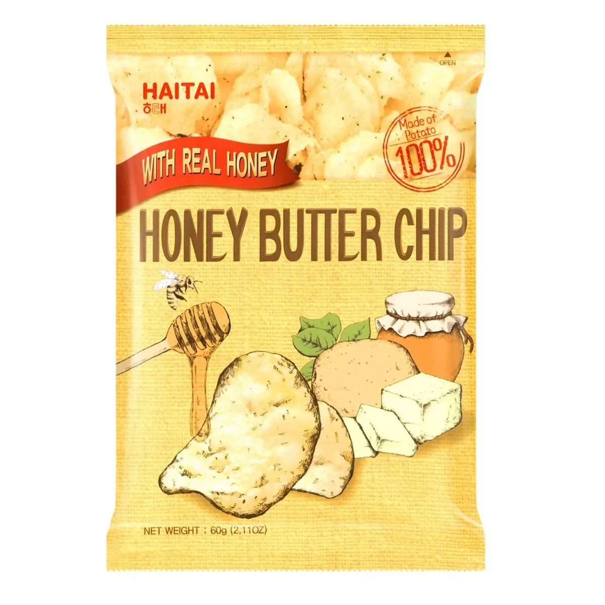 Haitai Honey Butter Chips 60g x 20