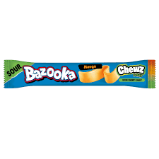 Bazooka Chew Bar Sour Mango 14g