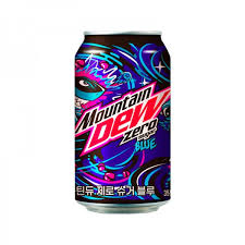 LOTTE CHILSUNG Mountain Dew Zero Sugar Blue 355ml