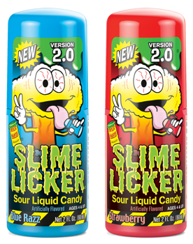 Toxic Waste Slime Licker 2.0 Blue Razz & Straw 2oz