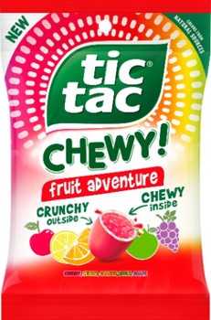 Tic Tac Chewy Bag Fruit Adventure 2.8oz