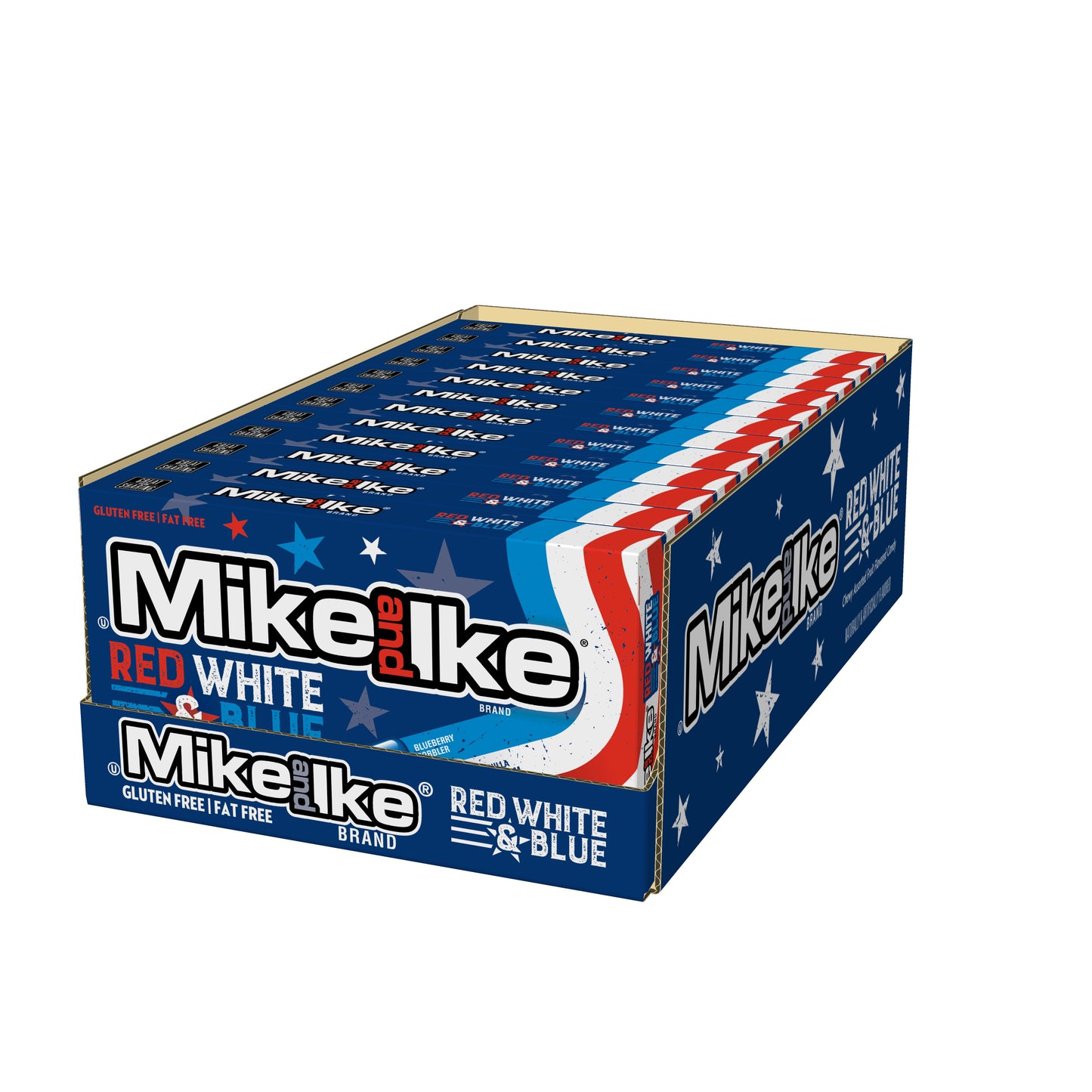 Mike & Ike Theater Box LE Red, White & Blue 4.25oz