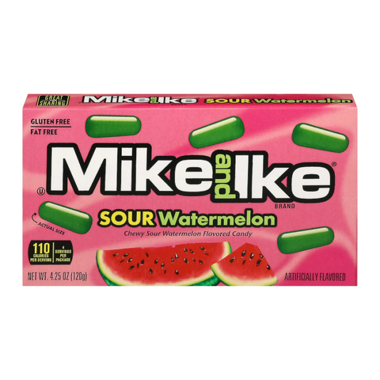 Mike & Ike Theater Box Sour Watermelon 120 g x 12