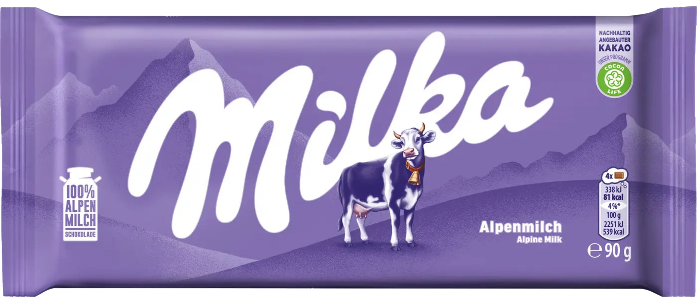 Milka Alpine Milk 90g | Montreal based exotic snacks chocolate and ...