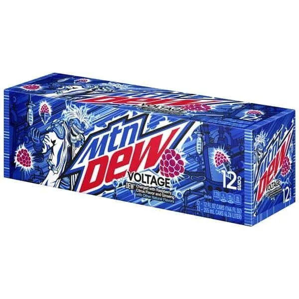 Mountain Dew Voltage 355ml Can 30 Dec 2024