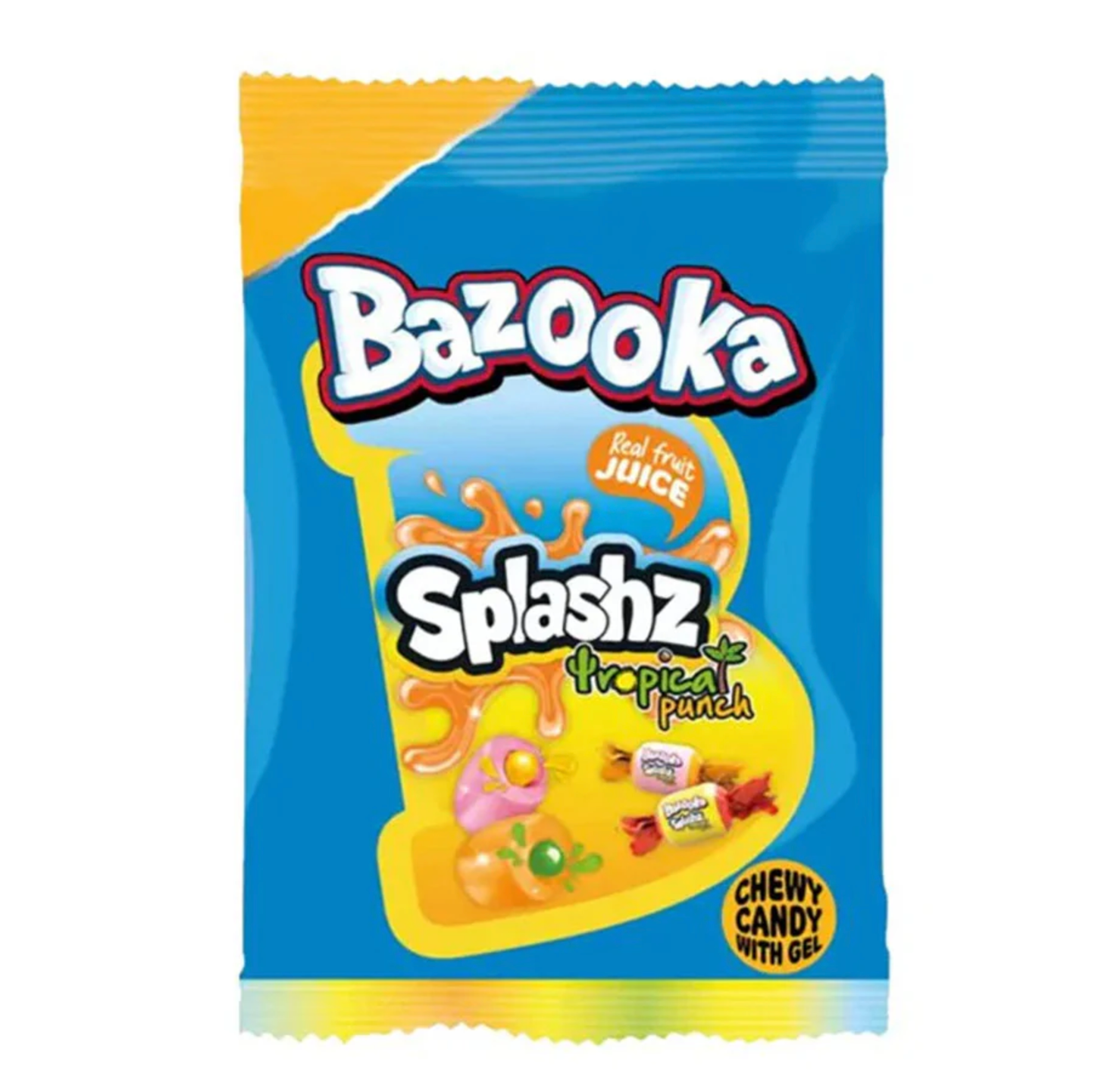 Bazooka Splashz Tropical Punch 120g