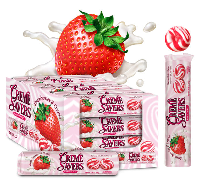 Creme Savers Rolls Strawberry