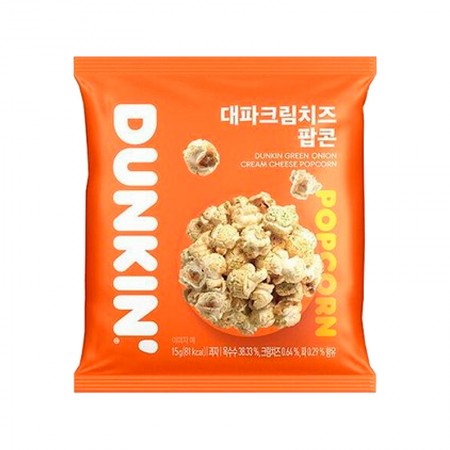 DUNKIN Green Onion Cream Cheese Popcorn 15g