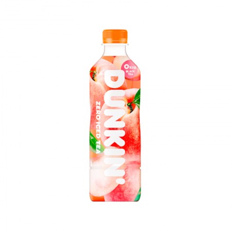 DUNKIN Zero Iced Tea White Peach 500ml