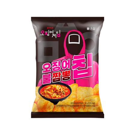 NETFLIX Squid Game Spicy Jjamppong Chips 50g