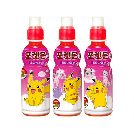 LOTTE CHILSUNG Pokemon Grape & Apple Drink 235ml