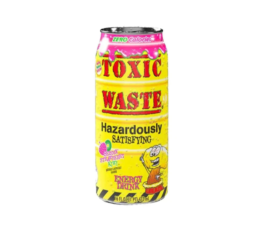 Toxic Waste Energy Drink Strawbry Kiwi 16oz