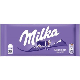 Milka alpine Milk 100g x 24ct